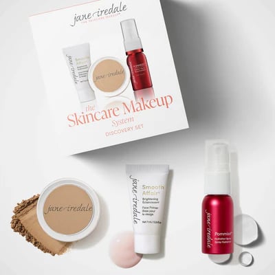 Jane Iredale Skincare Make up System Discovery Set Caramel