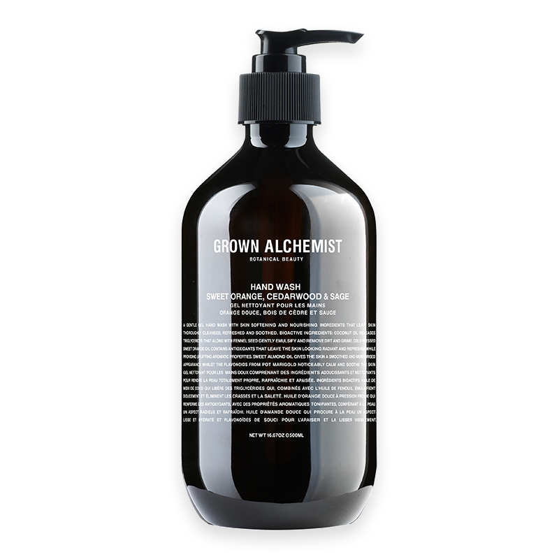 Grown Alchemist Hand Wash Sweet Orange, Cedarwood & Sage