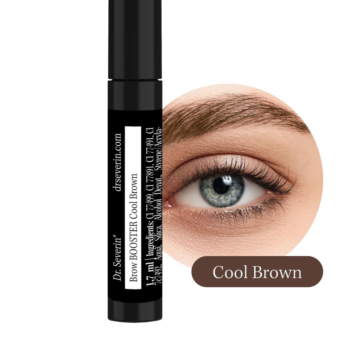 Dr. Severin Brow Liner & Booster 2-in-1 Augenbrauen Serum  Cool