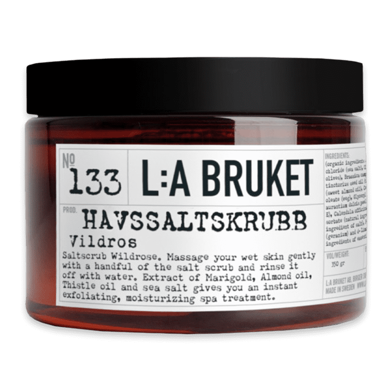 L:A BRUKET No. 133 Salt Scrub Wild Rose Körperpeeling