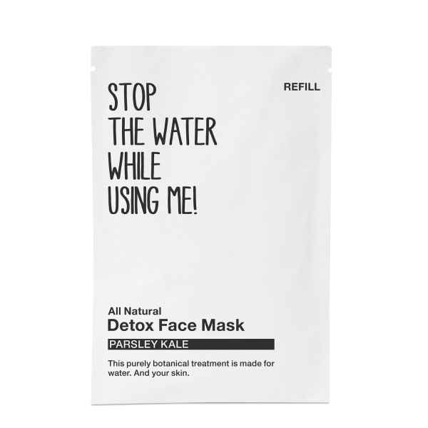 All Natural Parsley Kale Detox Face Mask, Refill Sachet