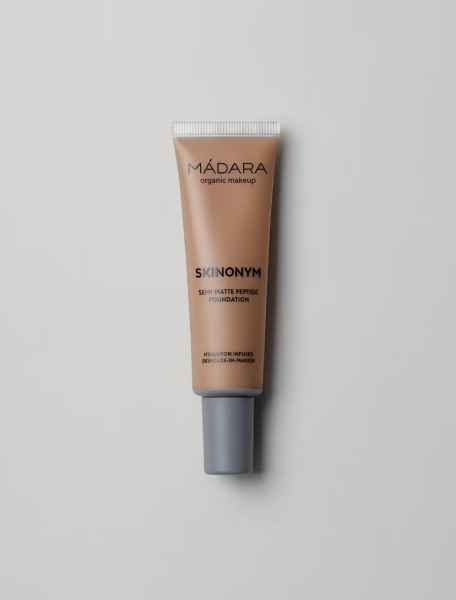 MADARA Organic Skincare SKINONYM Semi-Matte Peptide Foundation, #60 OLIVE