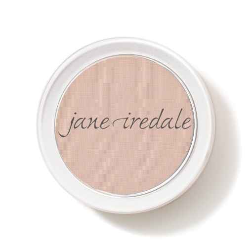 Jane Iredale Pressed Powder Refill in der Farbe Suntan, runde Dose mit beigem Puder.