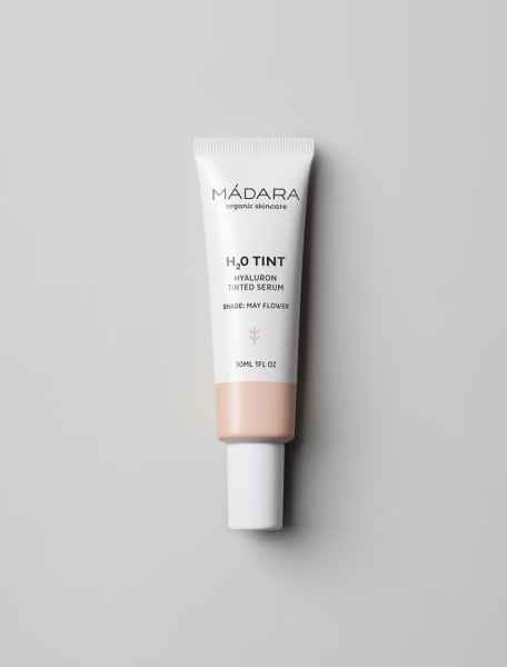 MADARA Organic Skincare H2O Tint Hyaluron Tinted Serum, #1 MAY FLOWER