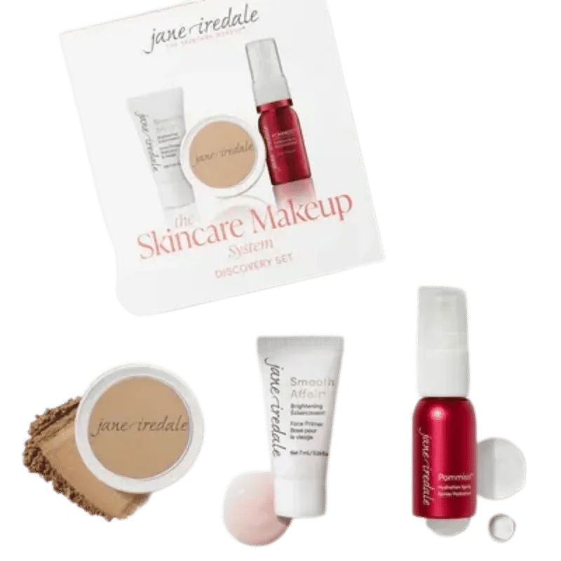 Jane Iredale Skincare Make up System Discovery Set Caramel