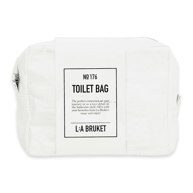 L:A BRUKET No. 176 Toilet Bag white Kosmetiktasche