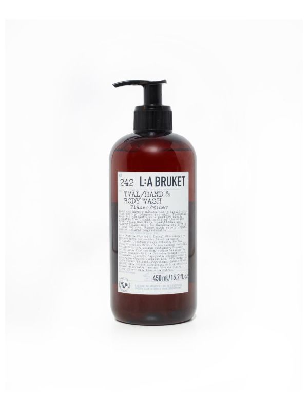 L:A BRUKET No. 242 Hand & Body Wash Elder 450ml Flüssigseife
