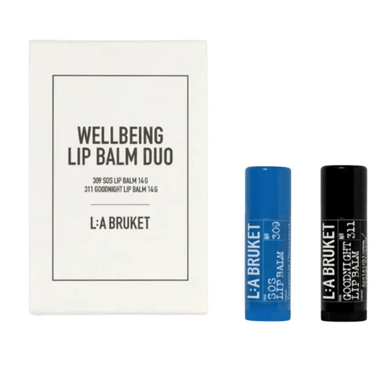 L:A BRUKET Wellbeing Lip Balm Duo Lippenbalsam