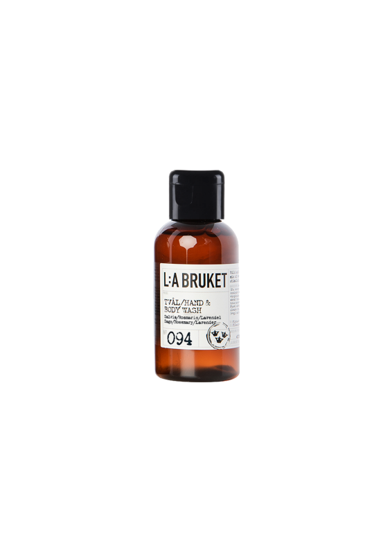 L:A BRUKET No. 094 Hand & Body Wash Sage/Rosemary/Lavender Reisegröße