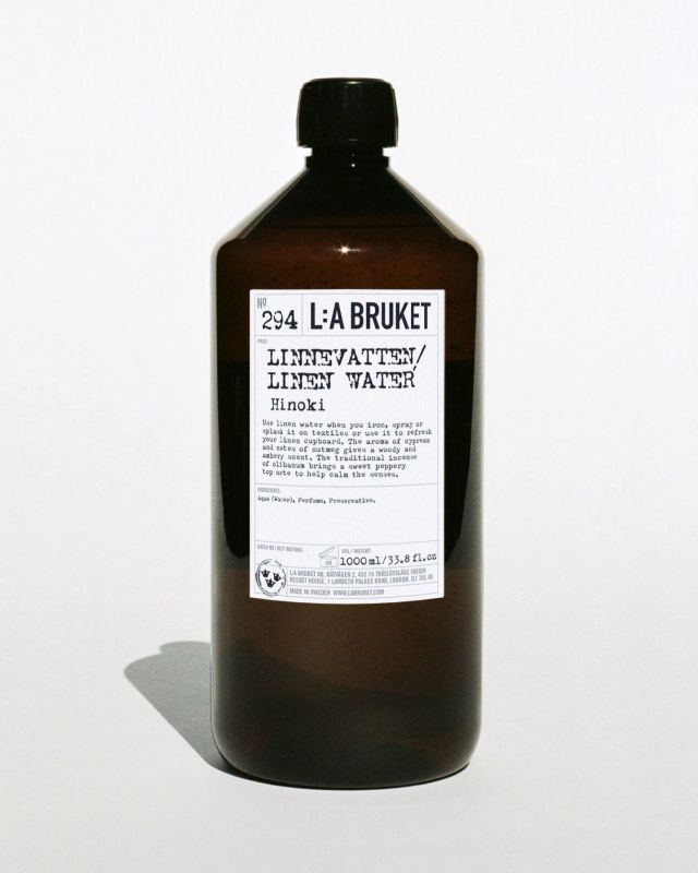 L:A BRUKET No. 294 Linen Water Hinoki Bügelwasser
