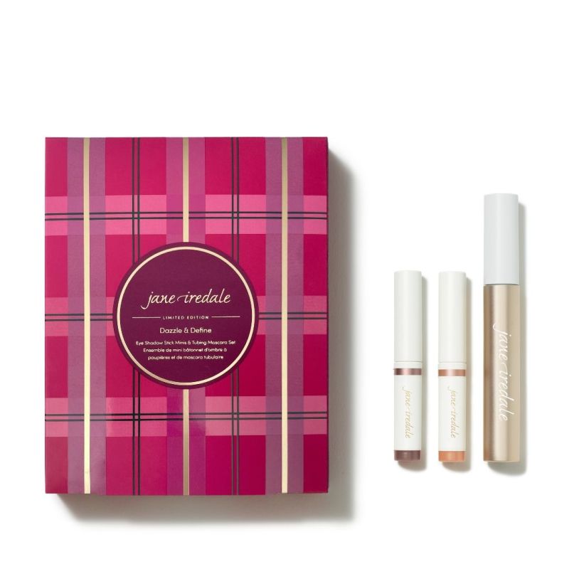 Jane Iredale Mineral Make-up Dazzle & Define Eye Shadow Stick Mini & Tubing Mascara Set - Limited Ed
