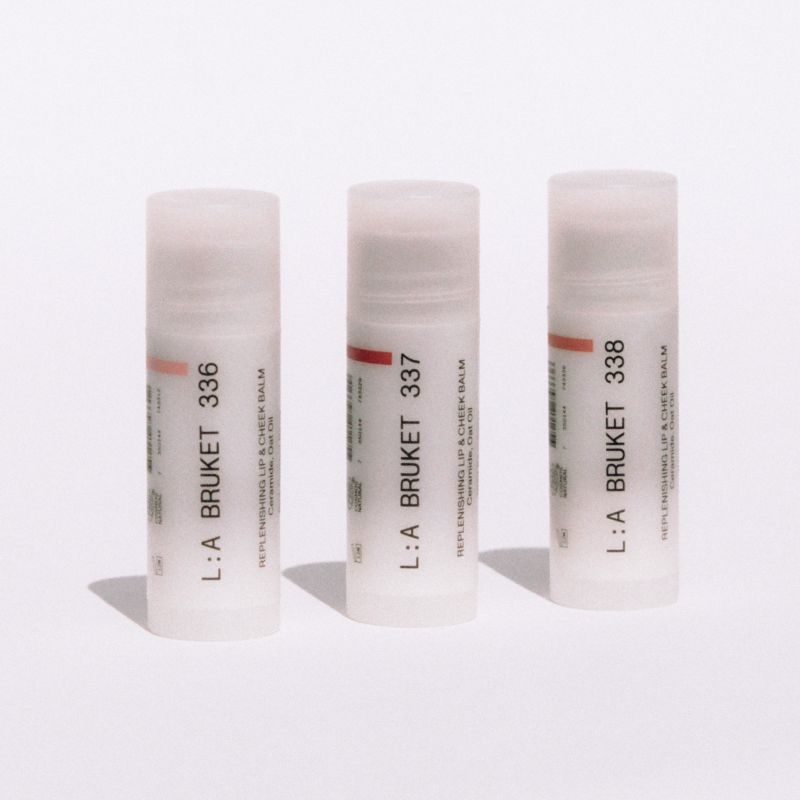 L:A Bruket No. 338 REPLENISHING LIP & CHEEK BALM Rowan Berry 14G CosmosNat