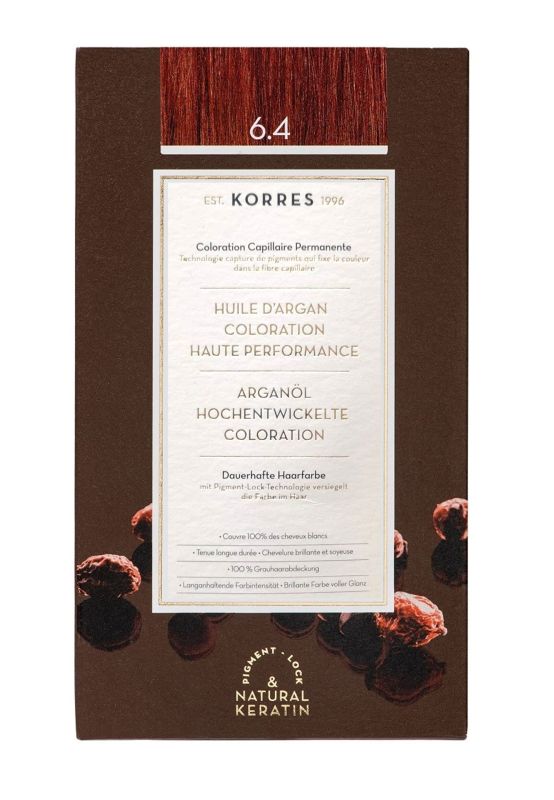 Korres ARGAN OIL Hair Colorant 6.4 dunkelblond kupfer