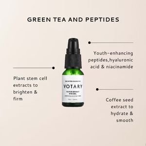 VOTARY Super Bright Eye Gel - Green Tea & Peptide