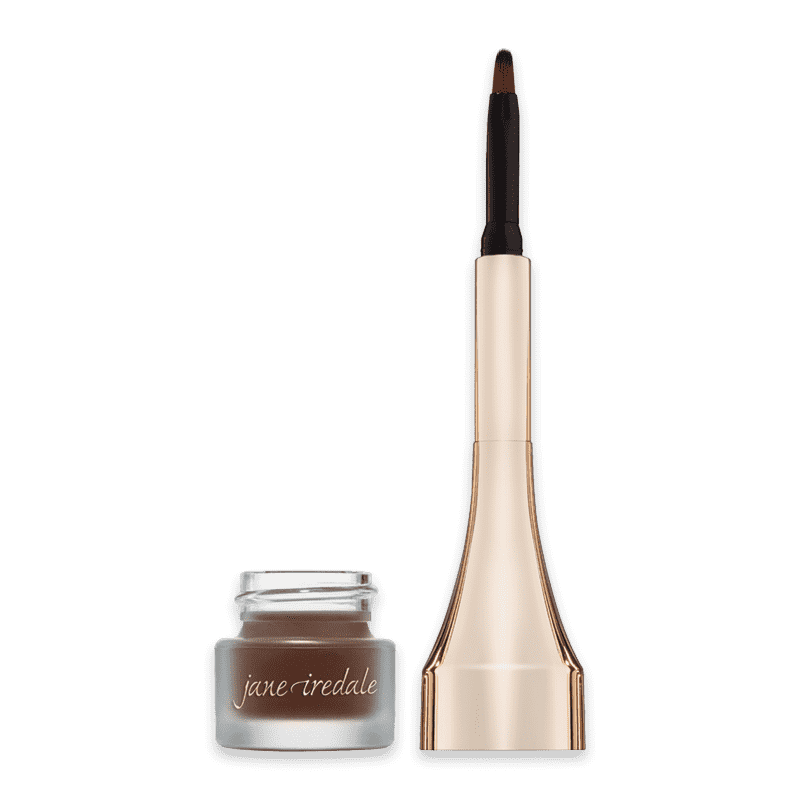 Mystikol Eyeliner in Dunkel-Topas mit Pinsel, Produktbild.