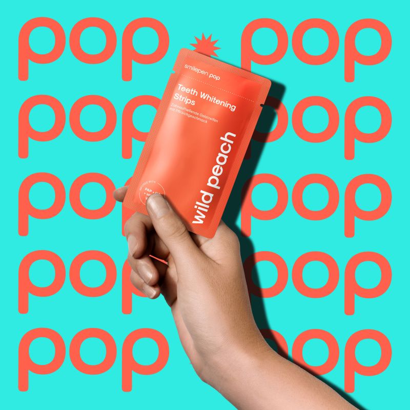 smilepen Pop "Wild Peach" Teeth Whitening Strips