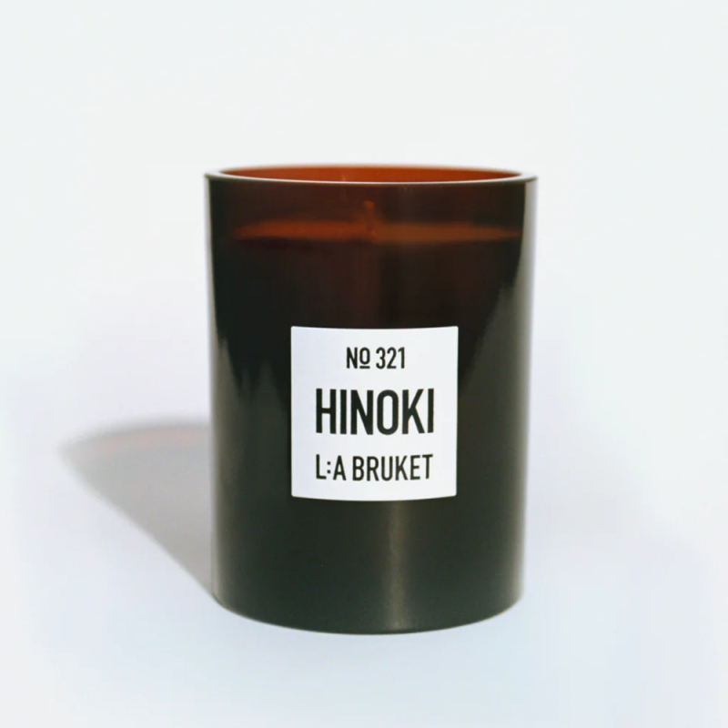 L:A BRUKET No. 255 Scented Candle Hinoki 50g Duftkerze