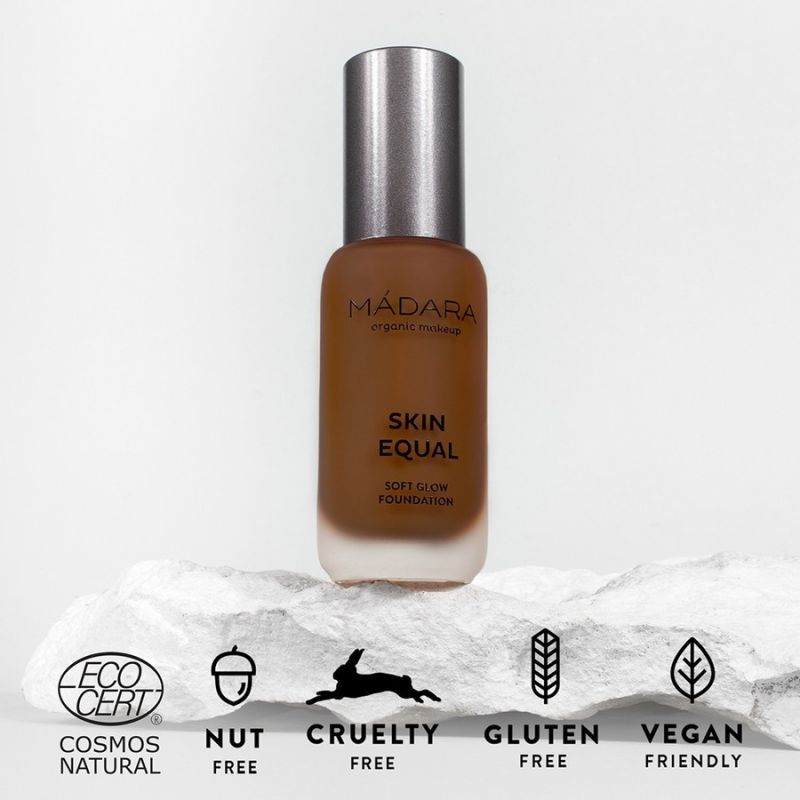 MADARA Organic Skincare SKIN EQUAL Foundation SPF20, #100 MOCHA