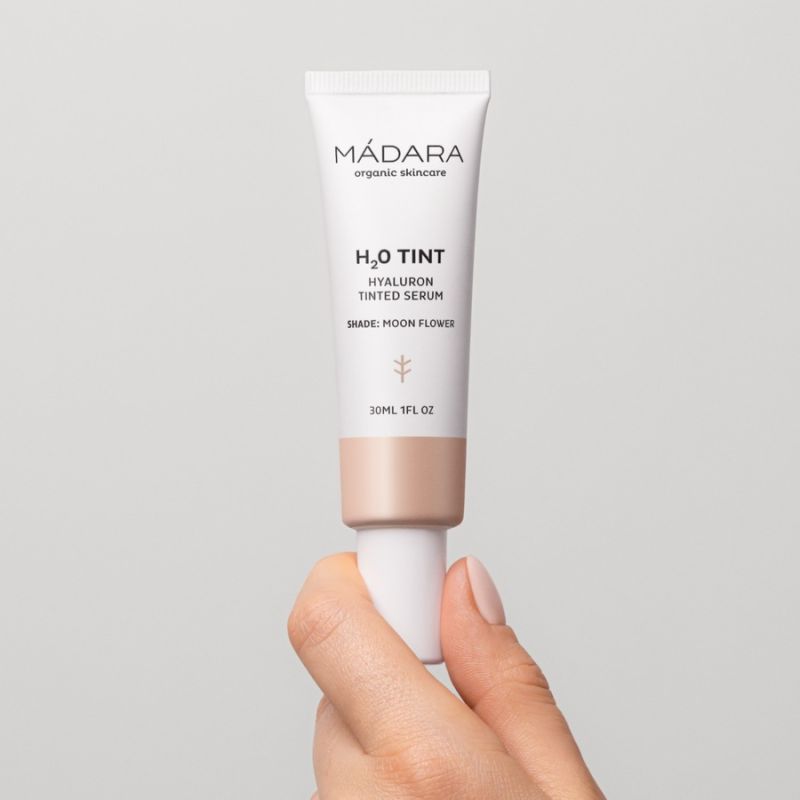 MADARA Organic Skincare H2O Tint Hyaluron Tinted Serum, #2 MOON FLOWER