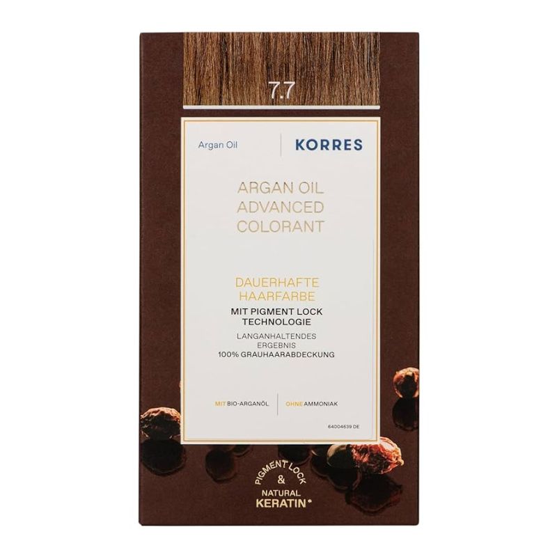 Korres ARGAN OIL Hair Colorant 7.7 moccha