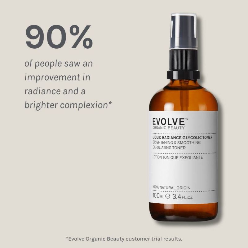 EVOLVE Organic Beauty Liquid Radiance Glycolic Toner