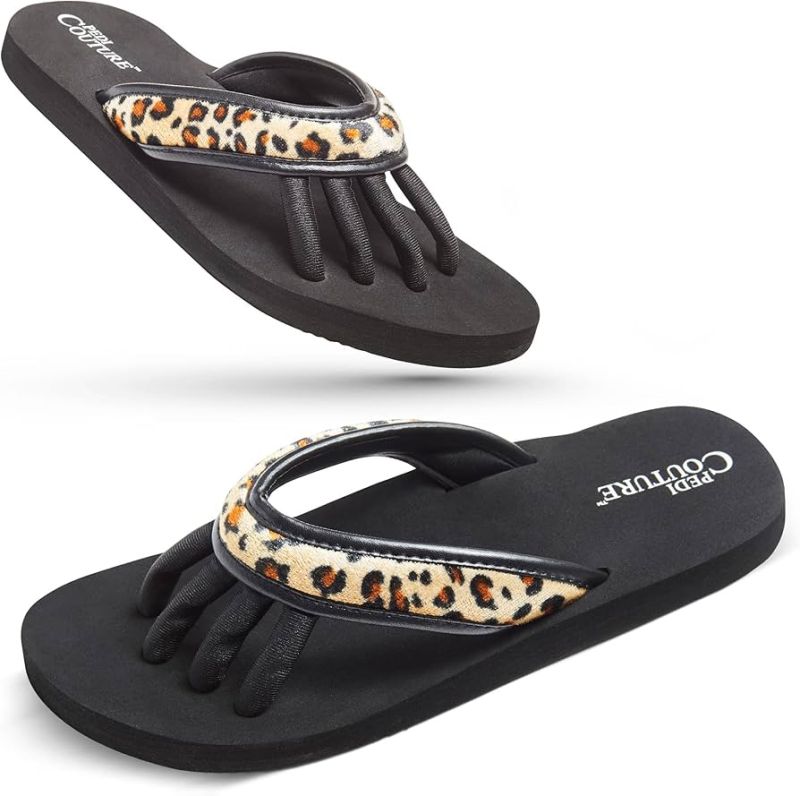 Pedi Couture Pediküre Sandale Wild Leopard