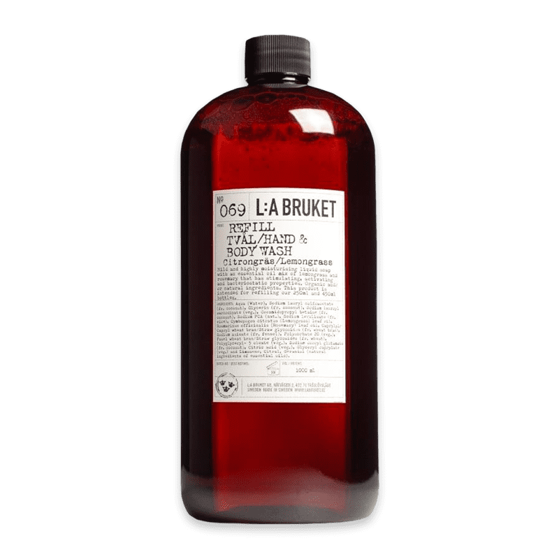 L:A BRUKET No. 069 Hand & Body Wash Lemongrass Refill