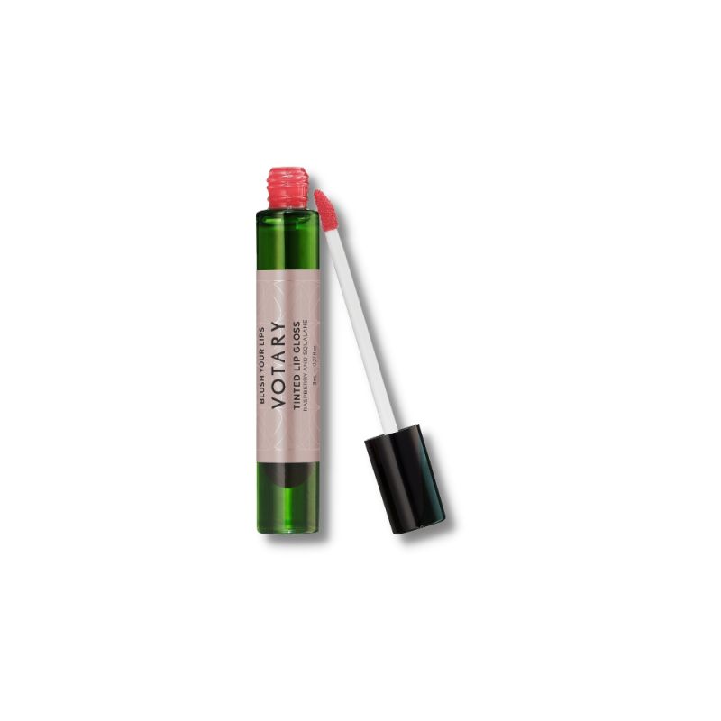 VOTARY Tinted Lip Gloss; Raspberry & Squalane 8ml*