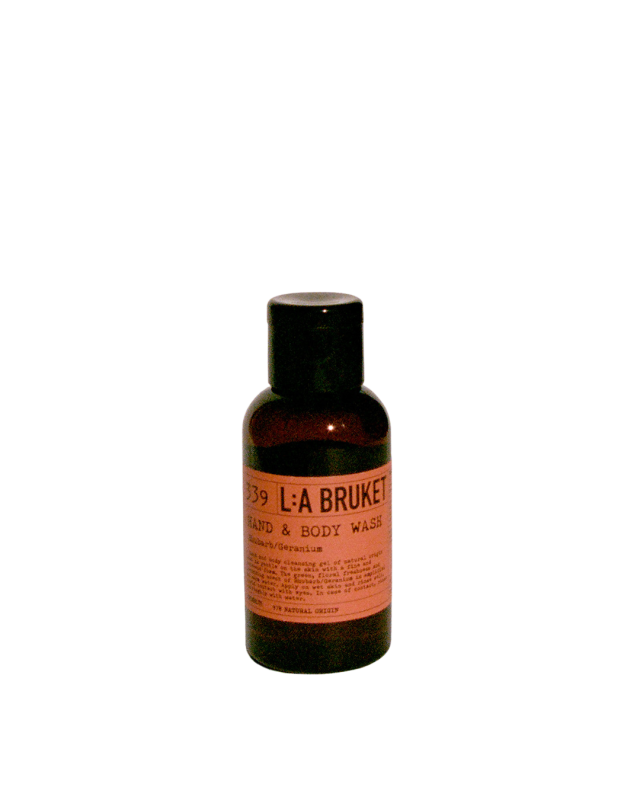 L:A BRUKET No. 339 Hand & Body Wash RHUBARB/GERANIUM ltd. Reisegröße