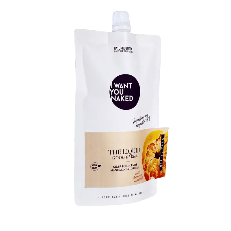 I want you naked THE LIQUID Good Karma mit Mandarine & Lorbeer Refill 1000ml