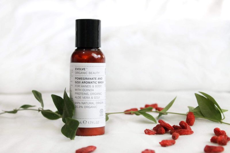 EVOLVE Organic Beauty Pomegranate and Goji Aromatic Wash