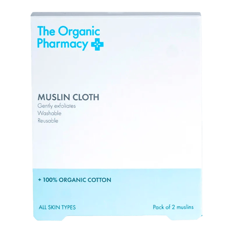 Organic Pharmacy Organic Muslin Cloth 2er Pack Reinigungstücher