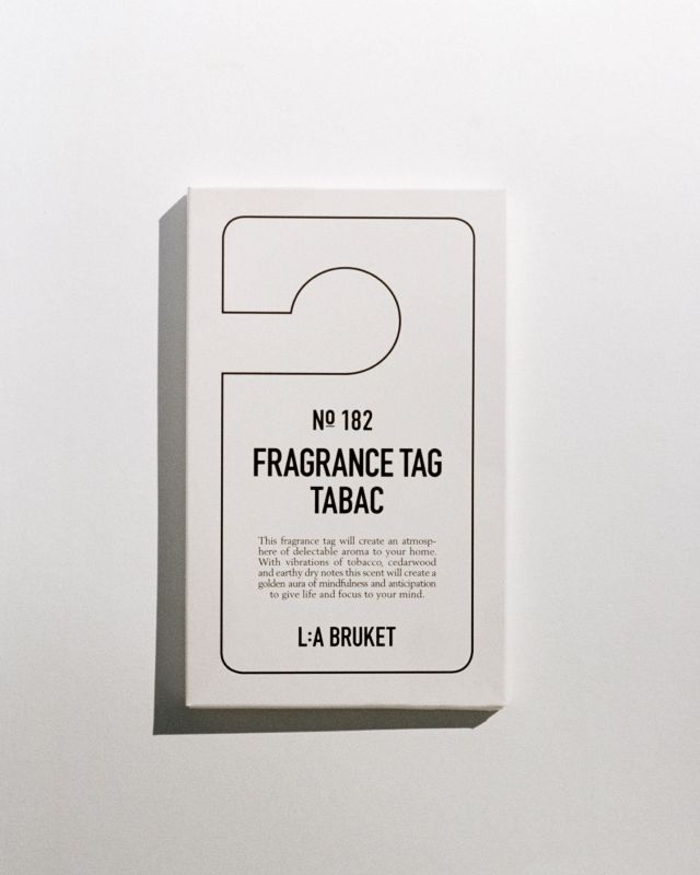 L:A BRUKET No. 182 Fragrance Tag Tabac Duftanhänger