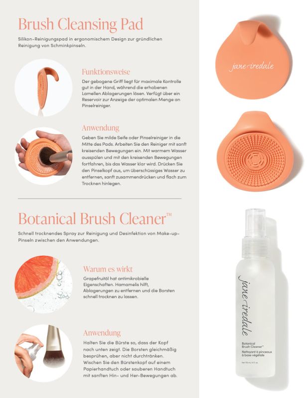Jane Iredale Botanical Brush Cleanser Make up Reiniger