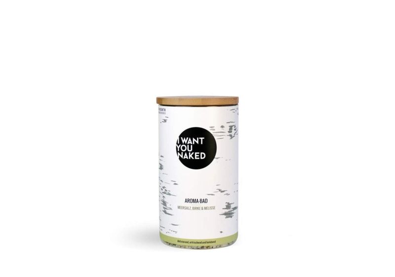 I want you naked RECHARGE BABY Aroma-Bad mit Meersalz, Birke & Melisse