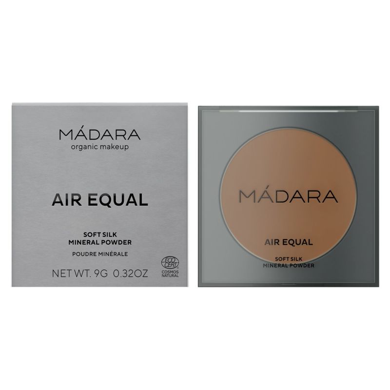 MADARA Organic Skincare AIR EQUAL Soft Silk Mineral Powder, #3 DEEP MHD 10.26