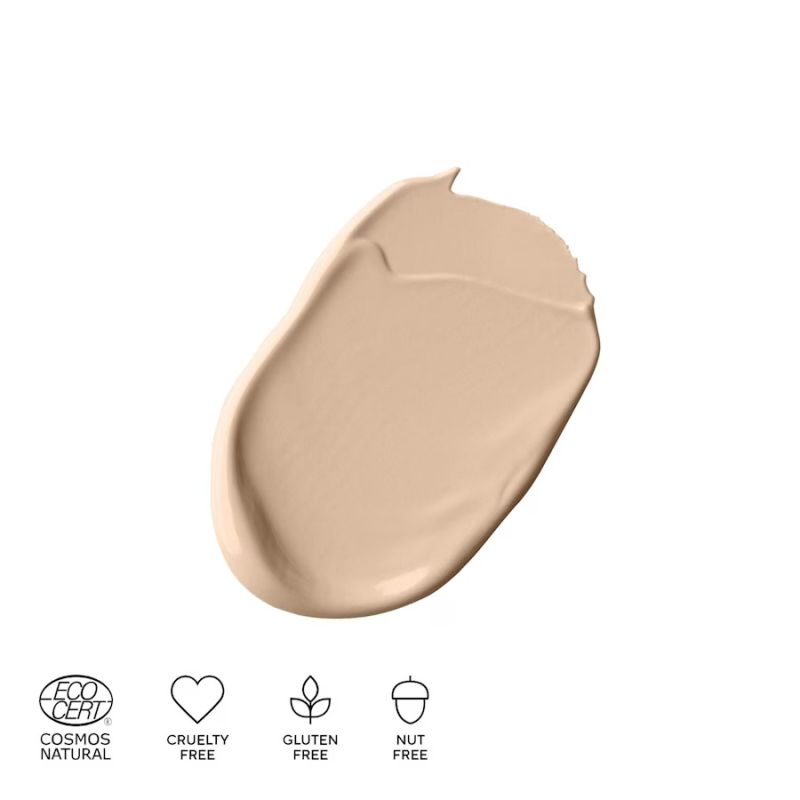 MADARA Organic Skincare SKINONYM Semi-Matte Peptide Foundation, #25 LINEN