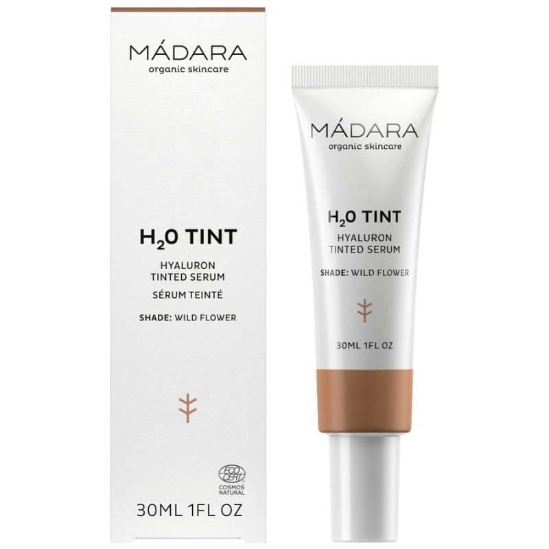 MADARA Organic Skincare H2O Tint Hyaluron Tinted Serum, #4 WILD FLOWER