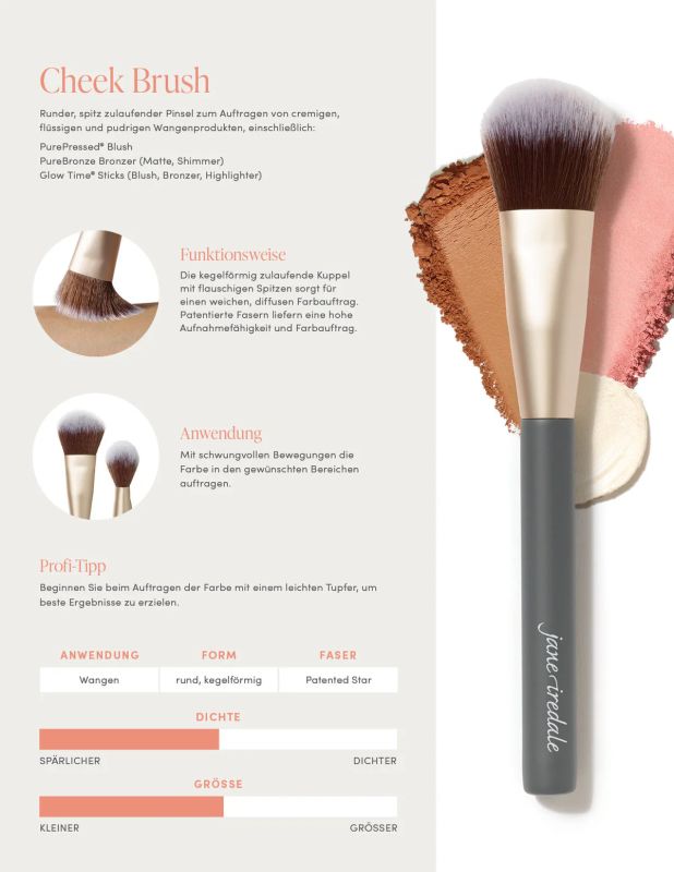 Jane Iredale Cheek Brush NEW - Make-up Pinsel