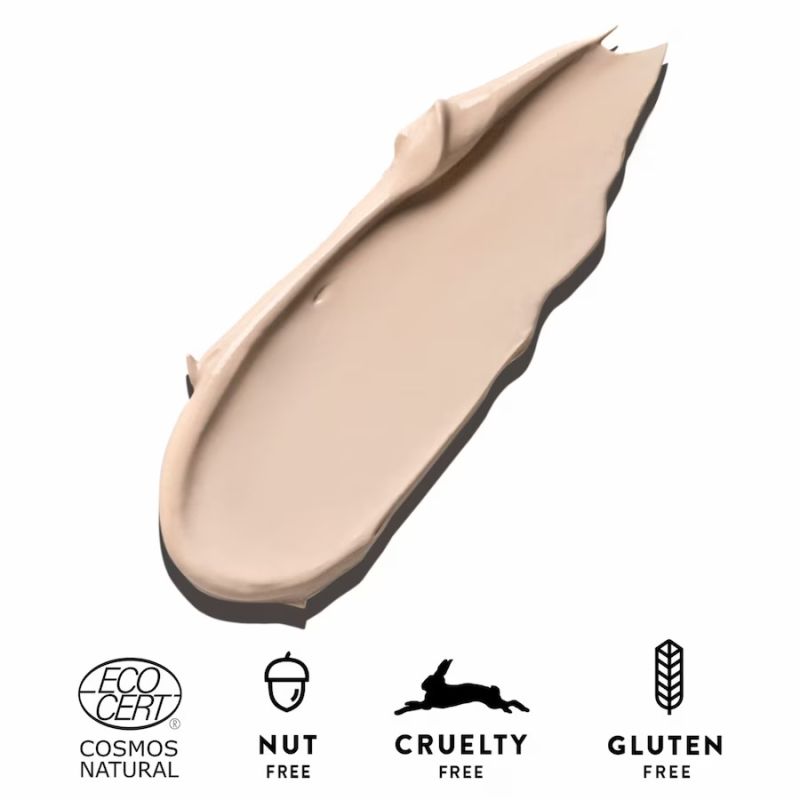 MADARA Organic Skincare SKINONYM Semi-Matte Peptide Foundation, #10 PORCELAIN