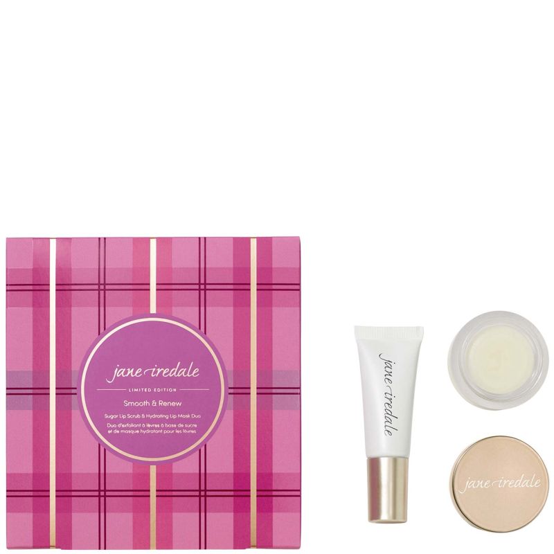 Jane Iredale Mineral Make-up Smooth & Renew Sugar Lip Scrub & Hydrating Lip Mask Duo - Limited Editi