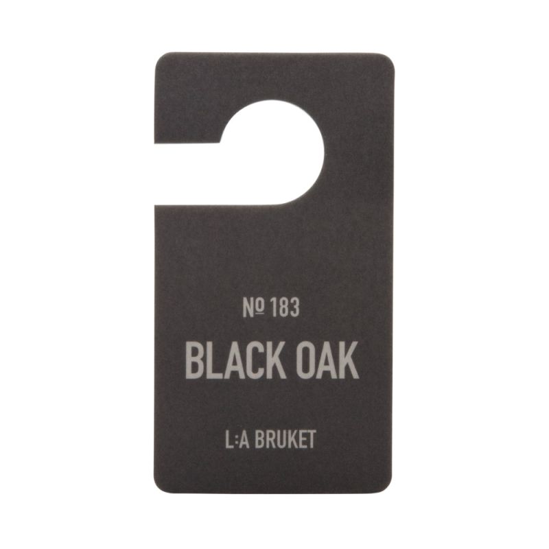L:A BRUKET No. 183 Fragrance Tag Black Oak Duftanhänger