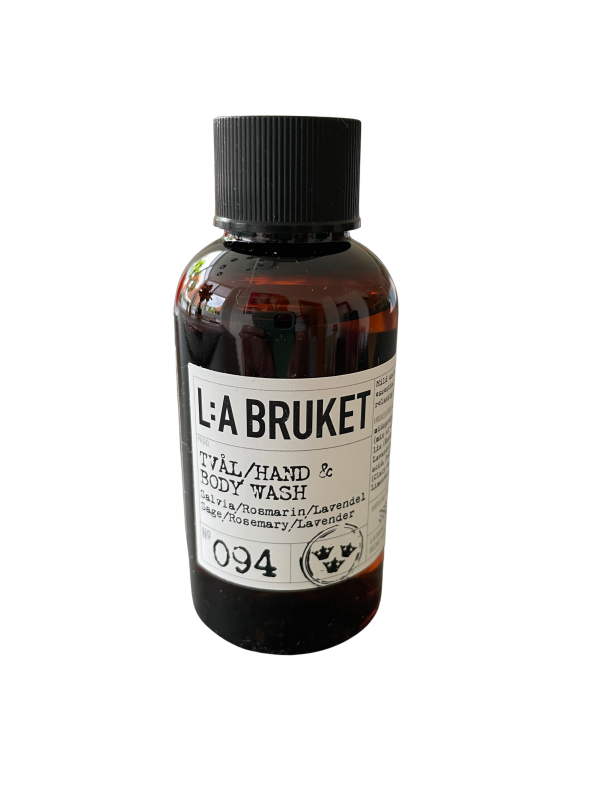 L:A BRUKET No. 094 Hand & Body Wash Sage/Rosemary/Lavender Reisegröße